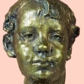 Tête d'enfant - Bronze